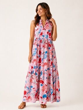 BB Dakota by Steve Madden Light Cotton Maxi Dress, XS